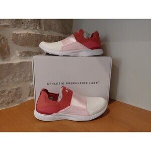 NEW Free People APL Techloom Bliss Sneaker White, Light Pink,Dark Pink (Size 10)